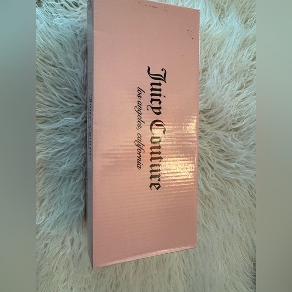 NIB Juicy Couture Women's Leopard Faux Fur Embellished Slides - Picture 3 of 6